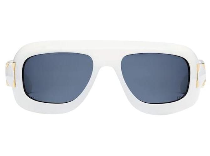 Dior dama 95.22 METRO1Referencia de las gafas de sol White Mask: DAMA1IXR_95segundo0 Blanco Acetato  ref.877812