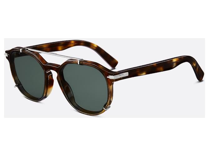 DIORBLACKSUIT RI Tortoiseshell-effect brown Pantos sunglasses Acetate  ref.877826