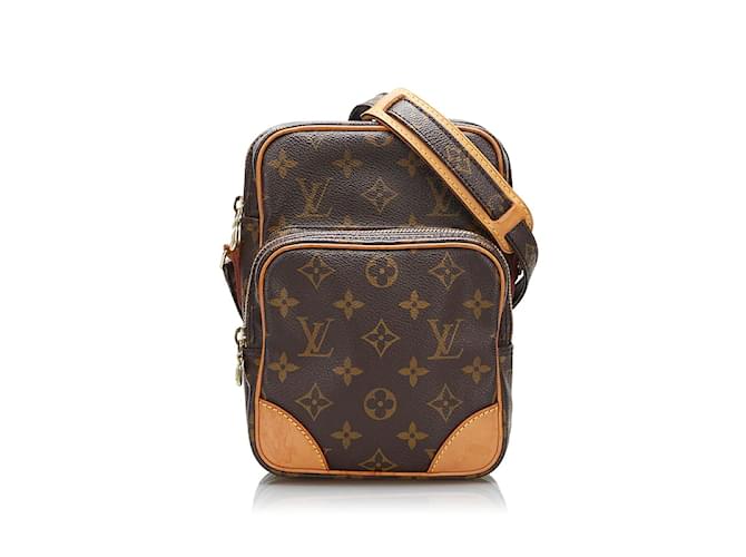 Louis Vuitton  M45236 Monogram Canvas Crossbody Bag Brown