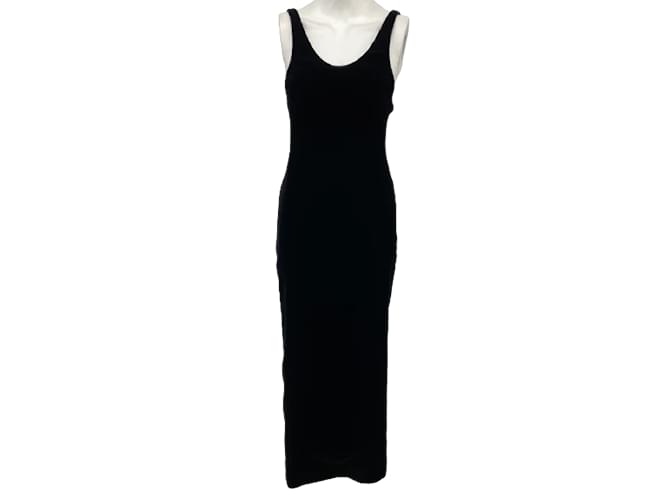 SAINT LAURENT  Dresses T.fr 36 Viscose Black  ref.877927