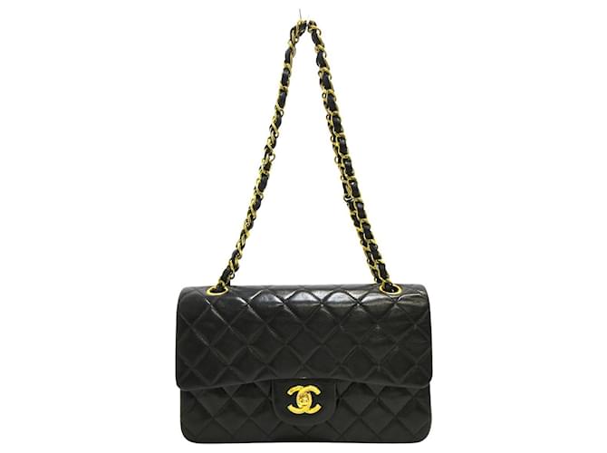 Chanel Timeless Black Leather  ref.877963