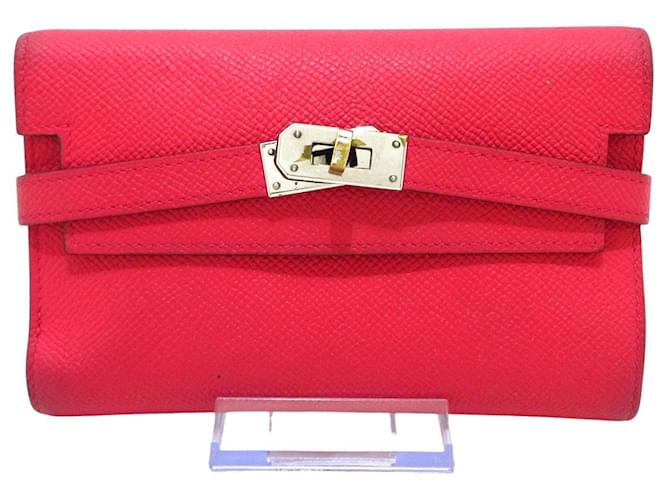 Hermès hermes kelly Pink Leather  ref.878153