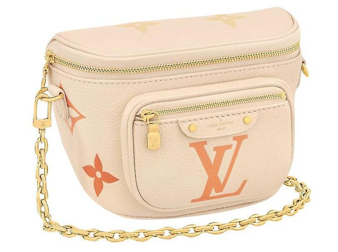 Bumbag Louis Vuitton Bolsa LV Mini nova Bege