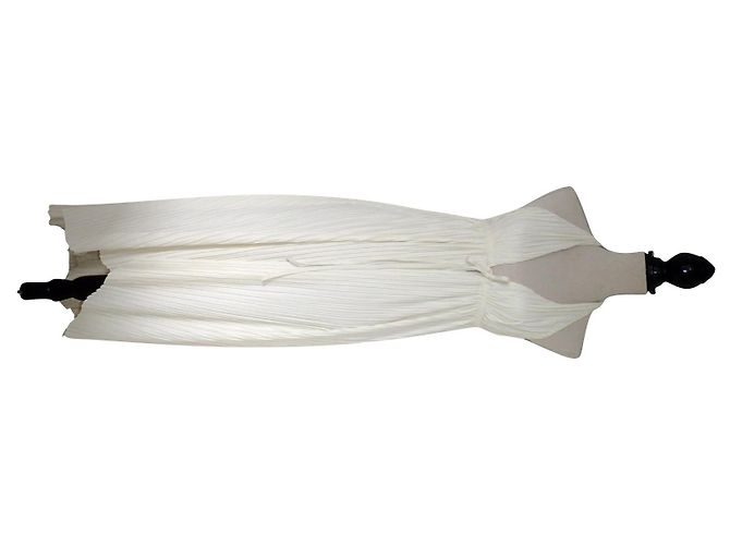 La Perla Thar Pleated Beach Dress Eggshell