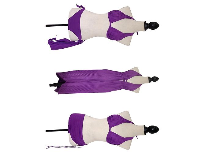 Conjunto de Moda Praia La Perla Thar Roxo