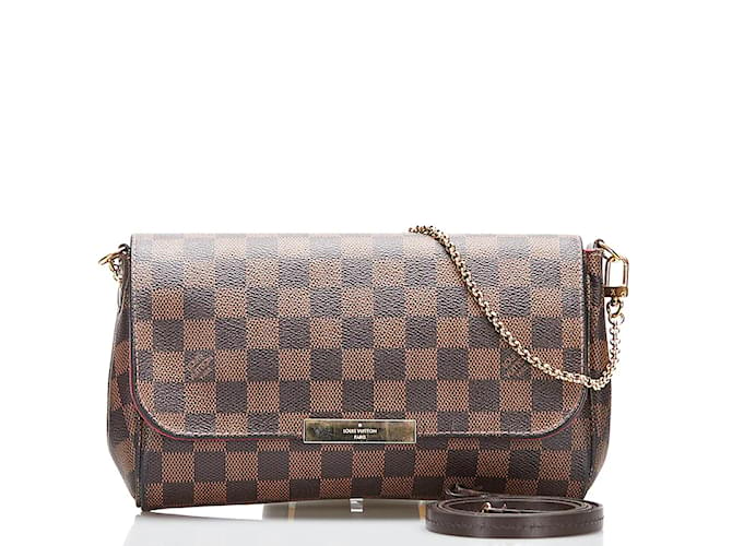 Louis Vuitton, Bags, Louis Vuitton Brown Favorite Damier Mm Canvas  Crossbody Bag