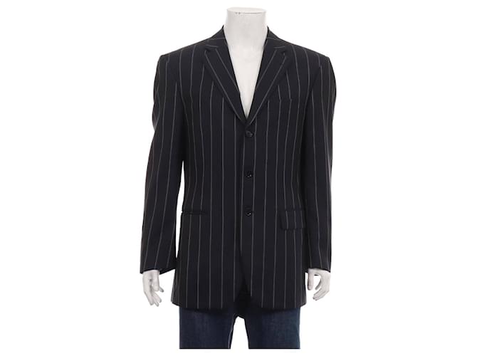Autre Marque Blazers Jackets Black Silk Wool  ref.878764