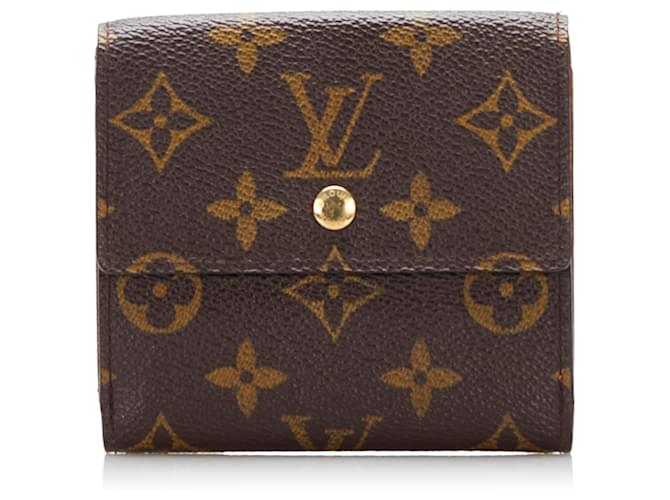 Louis Vuitton Brown Monogram Portefeuille Elise Wallet Cloth ref.878856 -  Joli Closet