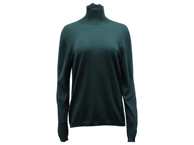 Suéter de gola rulê de manga comprida Marni em lã verde  ref.878862