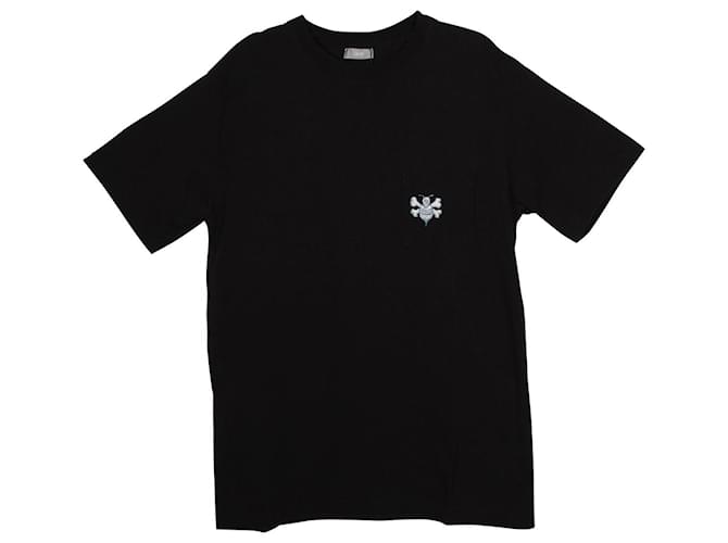 Camiseta extragrande con abeja de algodón negro Dior x Shawn  ref.878925