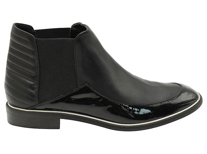 Nicholas Kirkwood Quilted Ankle Boots in Black Leather  ref.879080