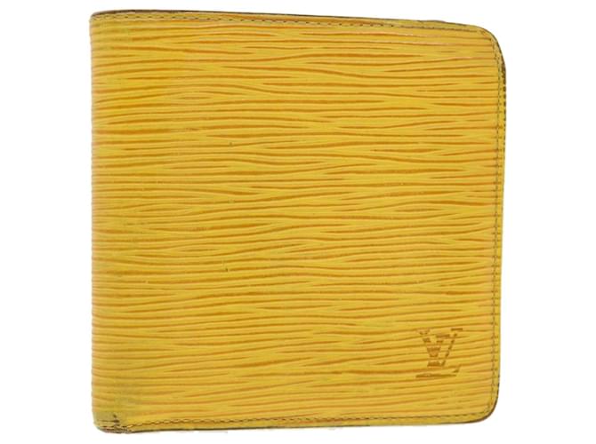 LOUIS VUITTON Epi Portefeuille Marco Wallet Yellow M63549 LV Auth 39498  Leather ref.879342 - Joli Closet