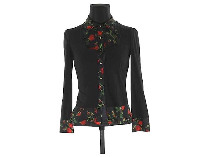 Dolce & Gabbana shirt 34 Black Cotton  ref.879613