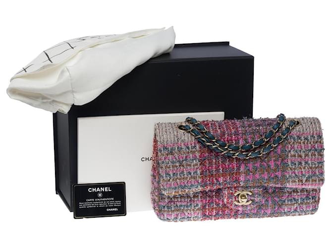 Sac Chanel Timeless/Classic Tweed Multicolor - 101137 Multiple colors  ref.879787 - Joli Closet