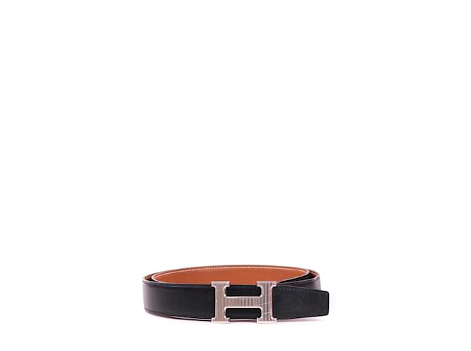 Hermès HERMES  Belts T.cm 100 Leather Black  ref.879789