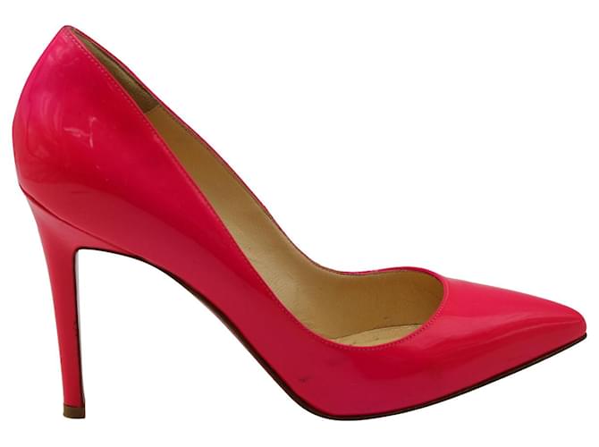 Christian Louboutin Kate Pumps in Pink Patent Leather  ref.880177