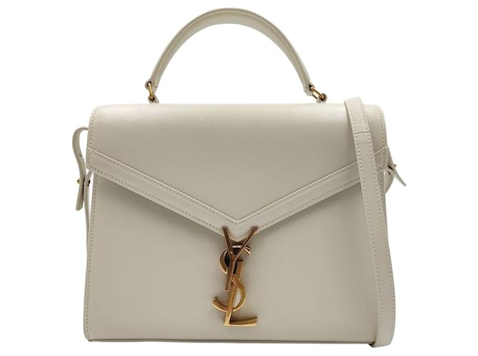 Saint Laurent Cassandra Medium bag in beige leather new collection  ref.880265