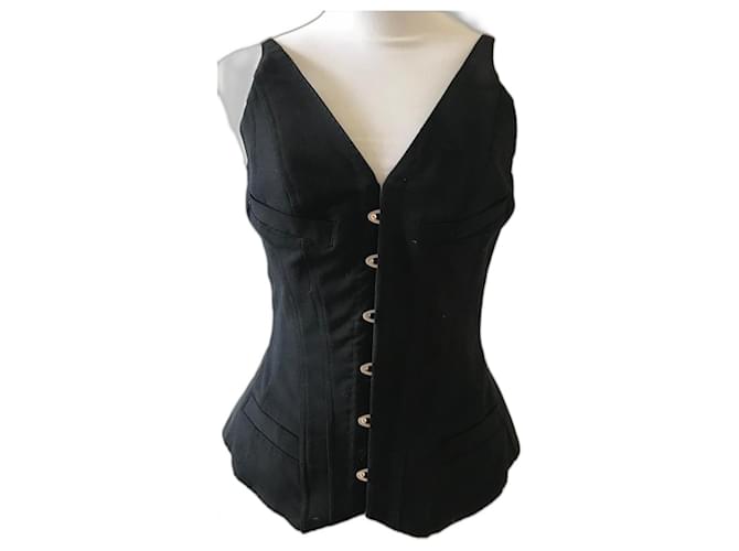 Jean Paul Gaultier Tops Black Wool ref.880345 - Joli Closet