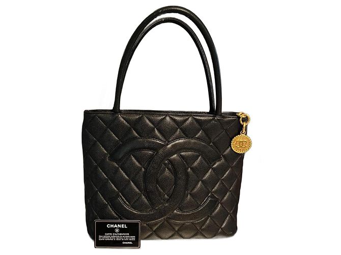 Chanel cabas en caviar Noir