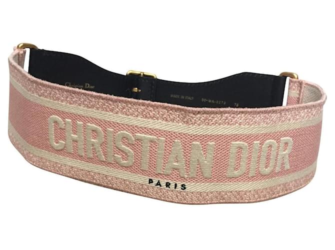 Dior Belts Pink Cloth  ref.880503