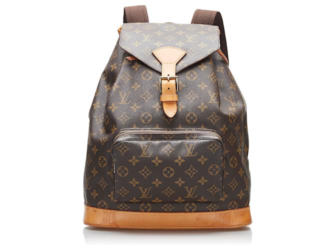 LOUIS VUITTON Louis Vuitton Monogram Montsuri GM Rucksack Backpack