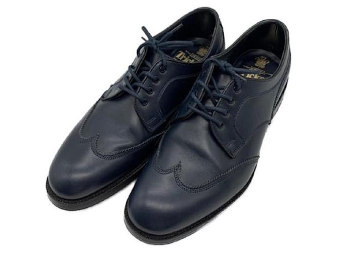 ****Tricker's×JUNYA WATANABE Navy Leather Shoes Navy blue  ref.880953