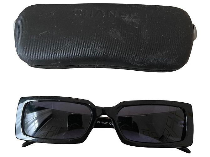 Cambon Occhiali Chanel Nero Argento
