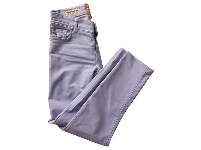 Jacob Cohen J711 Vaqueros Lavanda Algodón 
