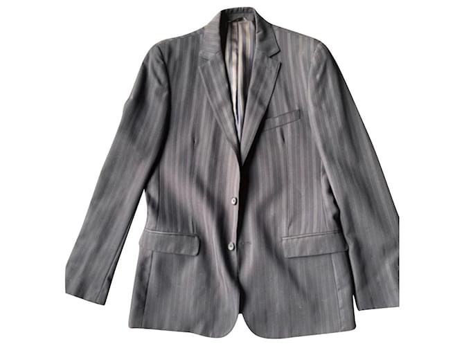 dolce & gabbana men's suit Navy blue Wool  ref.881107