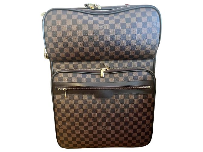 Pegase Mala tamanho cabine Louis Vuitton Castanho claro Castanho escuro