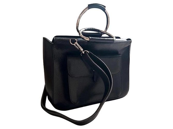 Bolso Gucci Diana Bambú de piel negra Negro