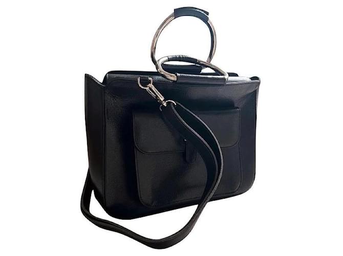Gucci Handbags Black Lambskin  ref.881307