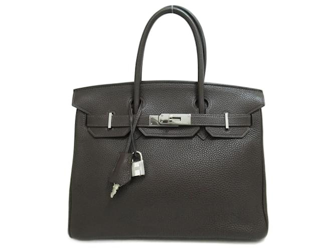 Hermès Togo Birkin 30 Brown Leather Pony-style calfskin  ref.881353