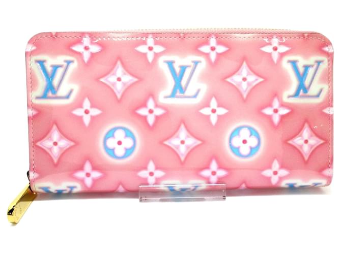 Louis Vuitton Zippy wallet Pink Leather  ref.881453
