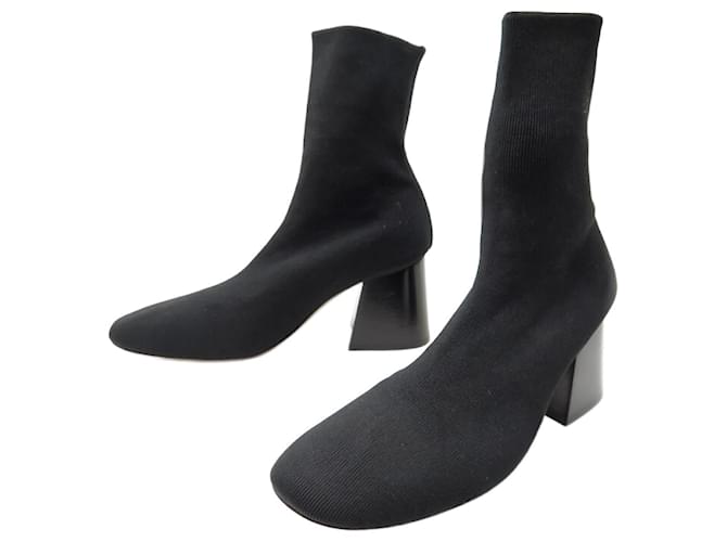 Céline NEW CELINE BOOTS SOCKS 38 IN BLACK FABRIC NEW BLACK SOCKS BOOTS Cloth  ref.881510