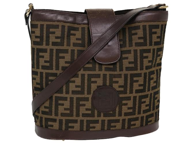 Brown Fendi Zucca Handbag