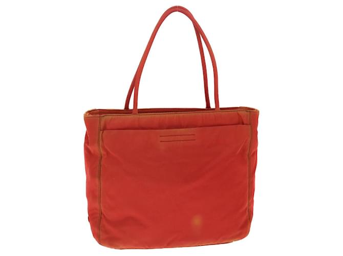 PRADA Sac à Bandoulière Nylon Rouge Authentique 39610  ref.881623