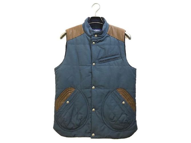 Loewe ****Chaleco de plumón de cuero Junya Watanabe