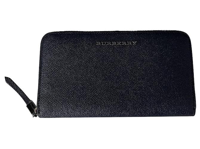 Burberry Wallets Small accessories Navy blue Leather  ref.882039
