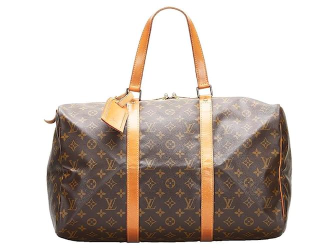 Louis Vuitton Keepall 45 Brown Cloth  ref.882113