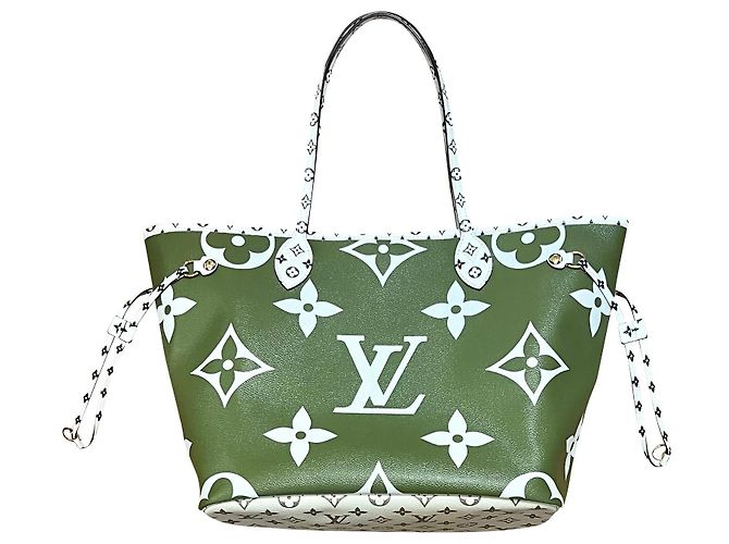 Neverfull Louis Vuitton Borsa da viaggio Multicolore Tela