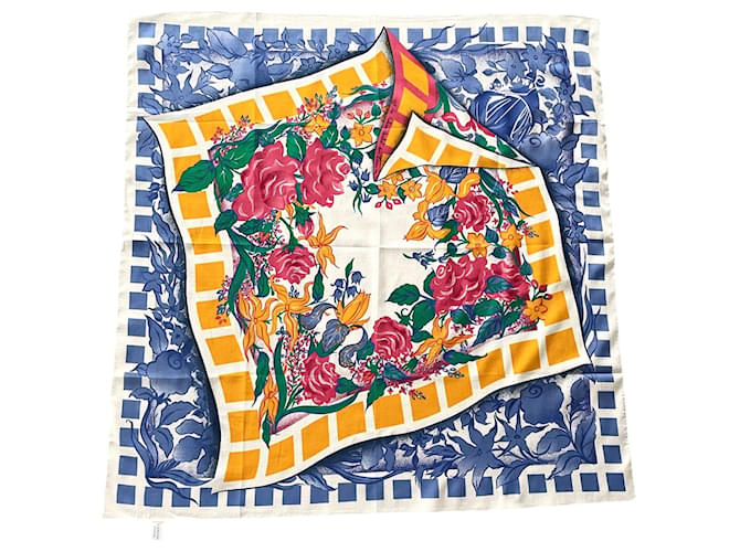 Lanvin scarf by Joy de Rohanne Chabot multicolored cotton Multiple colors  ref.882382