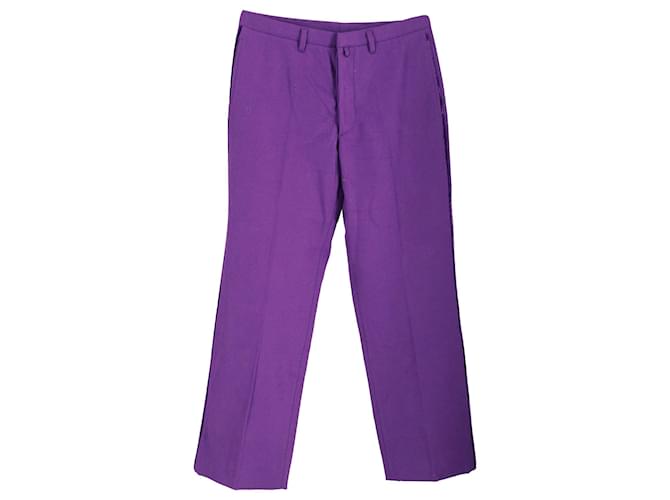 Pantalón Jil Sander de lana virgen violeta Púrpura  ref.882445