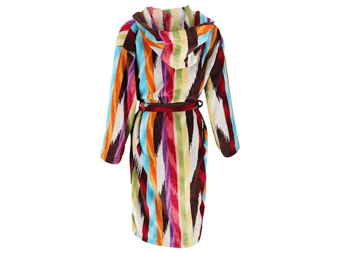 Missoni Stripe Bathrobe in Multicolor Cotton Multiple colors  ref.882486