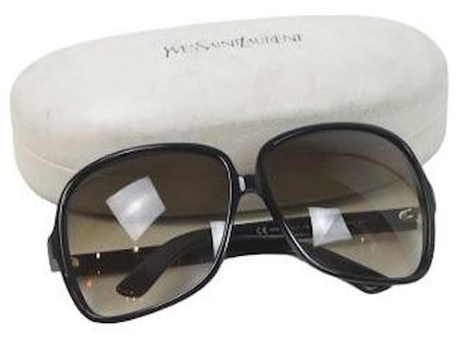 Saint Laurent oversized sunglasses Black Plastic  ref.882833