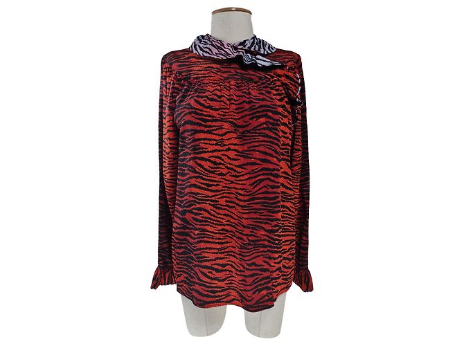 Camicetta di seta Kenzo x H&M multicolore