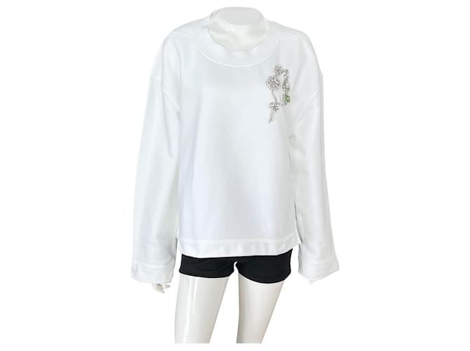 Burberry sweater White Cotton  ref.883238