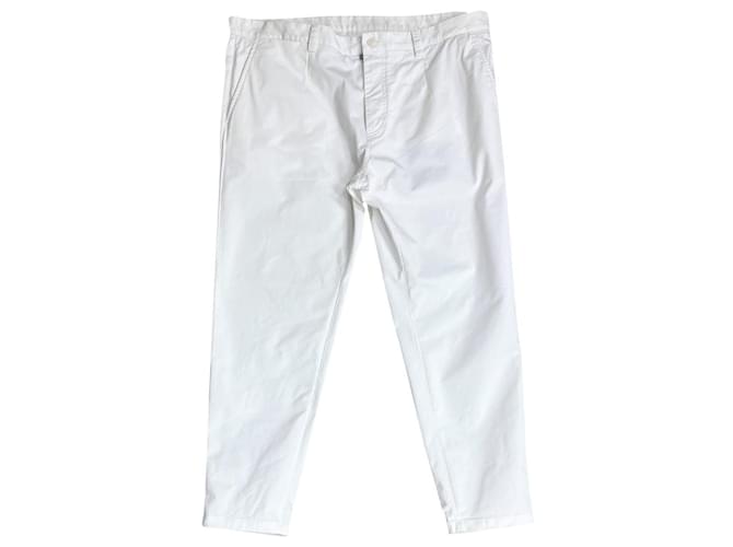 Dolce & Gabbana Dolce&Gabbana trousers White Cotton  ref.883311