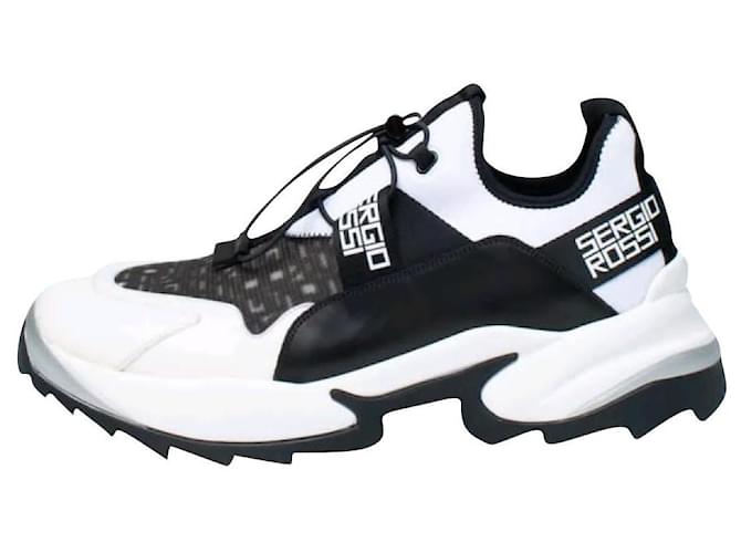 Sergio Rossi sneakers Black Leather  ref.883507