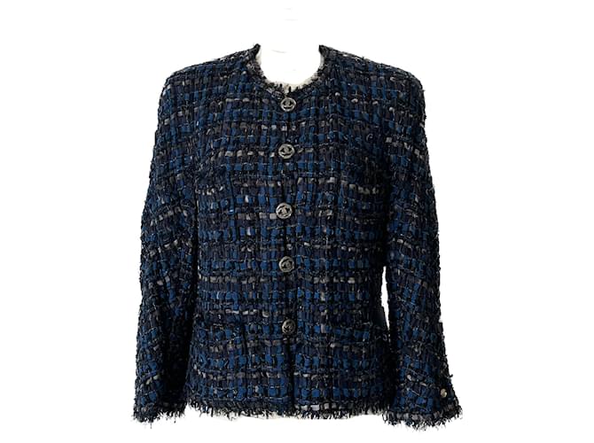 Chanel Jackets Multiple colors Tweed  ref.883709